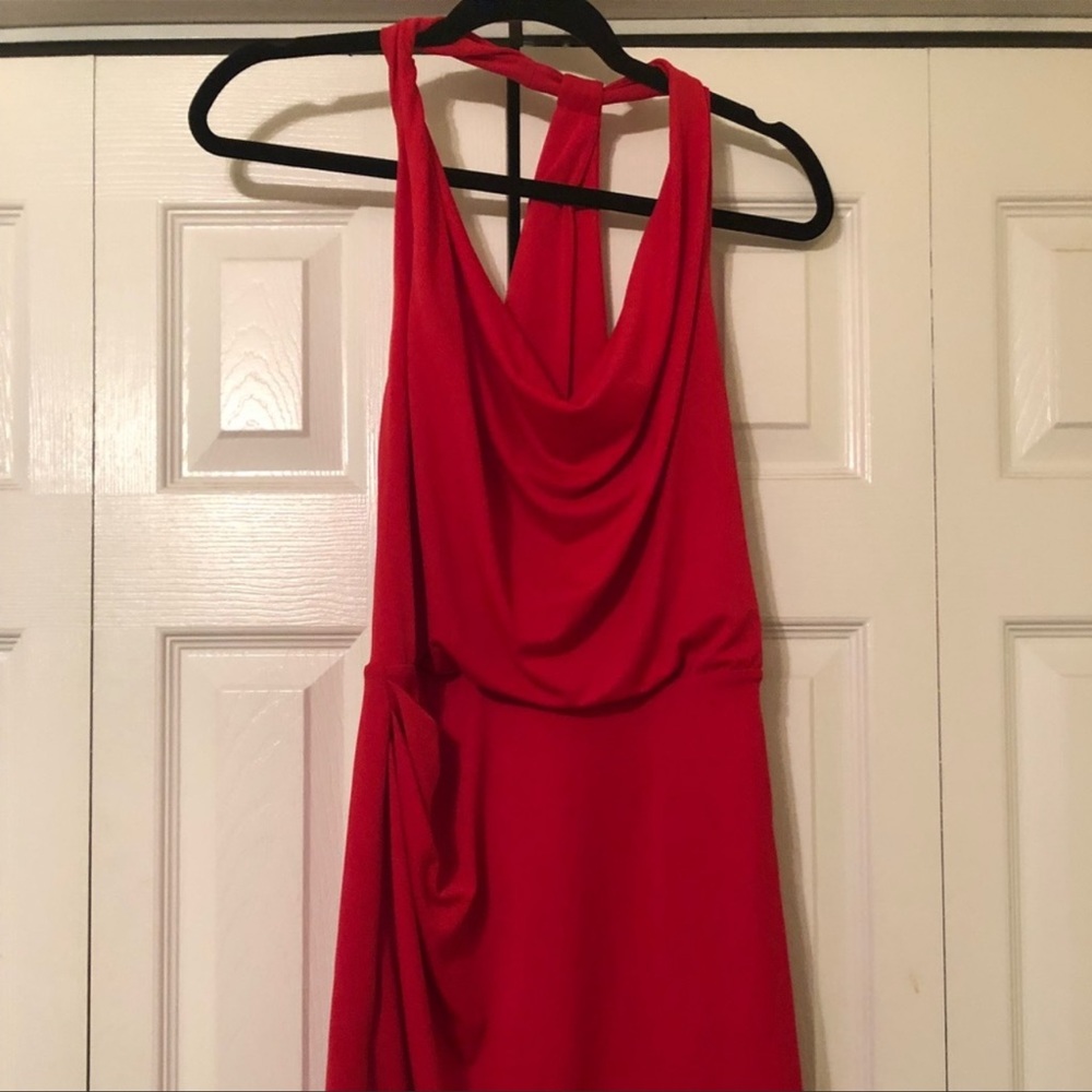 BCBG dress with halter neck and sexy back